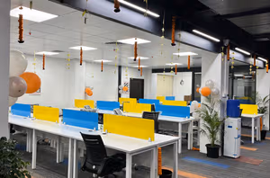 4 Person Coworking Desk