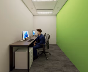 3 Person Private Office