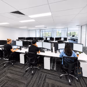 3 Person Coworking Desk