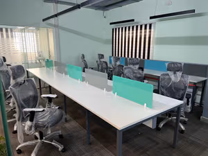 3 Person Coworking Desk