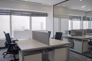 3 Person Coworking Desk
