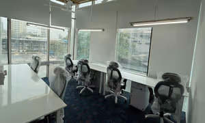 3 Person Coworking Desk