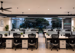 50 Person Coworking Desk