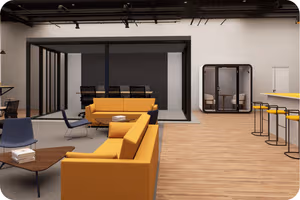 1 Person Coworking Desk
