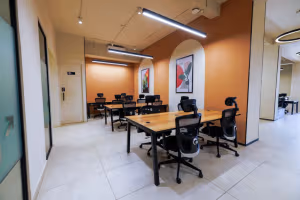 3 Person Coworking Desk