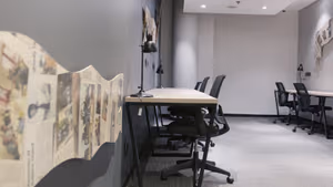 4 Person Coworking Desk