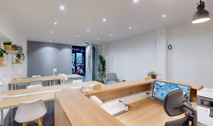 1 Person Coworking Desk