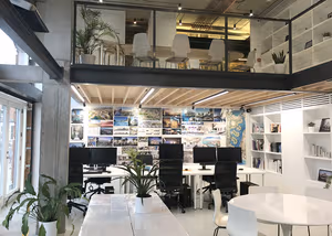 2 Person Coworking Desk