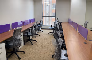 3 Person Coworking Desk