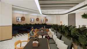 3 Person Coworking Desk