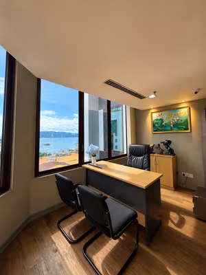 3 Person Coworking Desk