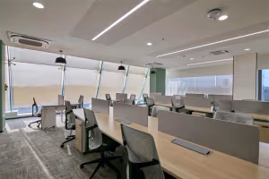 3 Person Coworking Desk