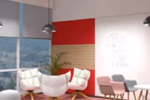 3 Person Coworking Desk