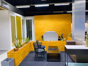 3 Person Coworking Desk