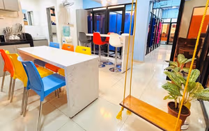 3 Person Coworking Desk