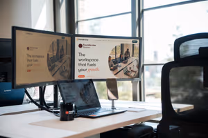 1 Person Coworking Desk