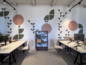 2 Person Coworking Desk