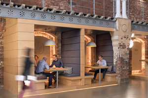 4 Person Coworking Desk