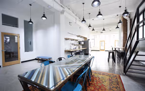 3 Person Coworking Desk