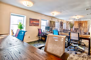 3 Person Coworking Desk