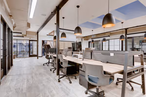 3 Person Coworking Desk