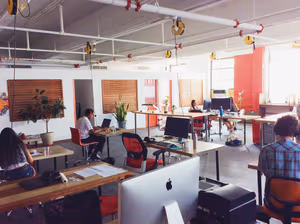 3 Person Coworking Desk