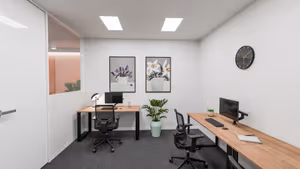 1 Person Coworking Desk