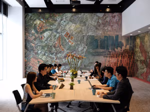 2 Person Coworking Desk