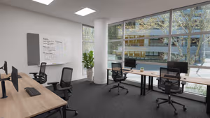 1 Person Coworking Desk