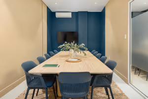 3 Person Coworking Desk