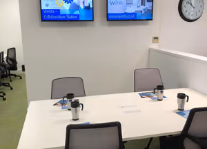 3 Person Coworking Desk