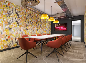 3 Person Coworking Desk