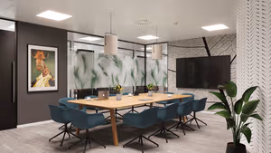 10 Person Coworking Desk