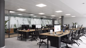 2 Person Coworking Desk