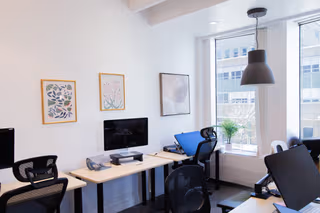 2 Person Coworking Desk
