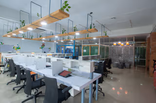 6 Person Coworking Desk