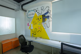 3 Person Coworking Desk