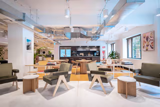 3 Person Coworking Desk