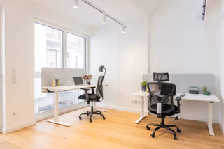 2 Person Coworking Desk