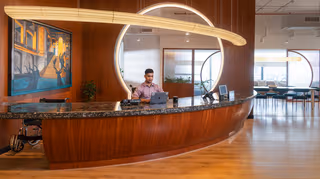 3 Person Coworking Desk