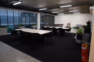 3 Person Coworking Desk