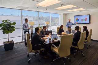 4 Person Shared Office