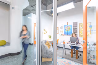 1 Person Coworking Desk