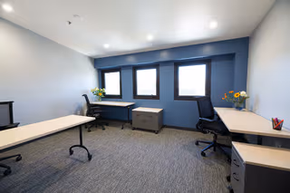 5 Person Coworking Desk
