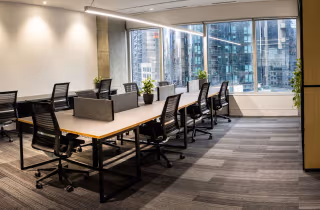 5 Person Coworking Desk