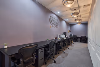 3 Person Coworking Desk