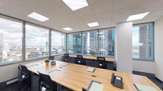 3 Person Coworking Desk