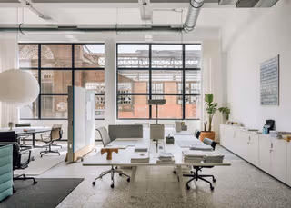 3 Person Coworking Desk