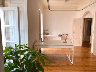 3 Person Coworking Desk