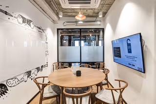 3 Person Coworking Desk